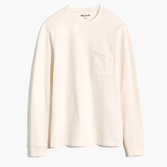 Relaxed Long-Sleeve Tee MEDIUM Ma953 - Picture 3 of 6